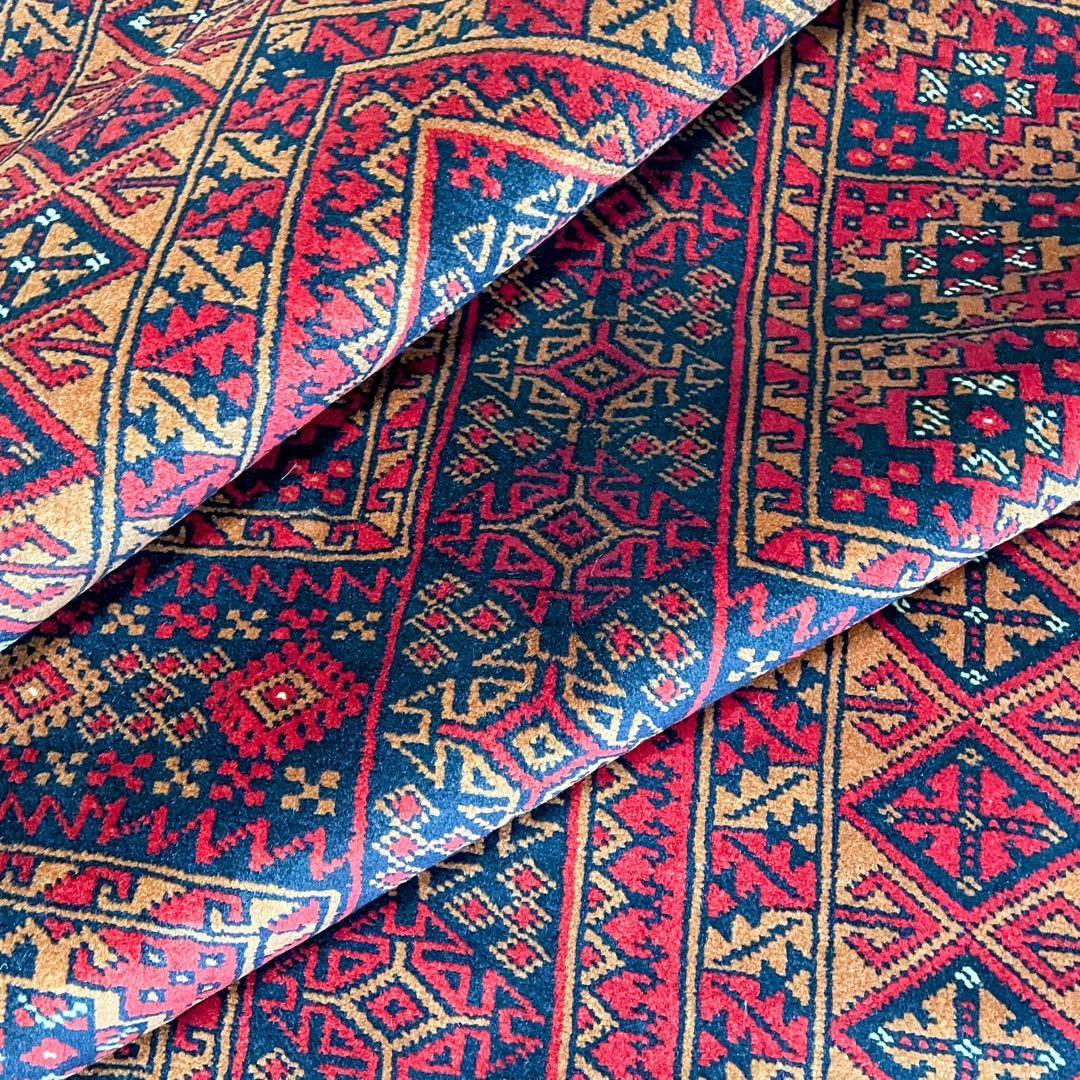 ペルシャ絨毯 バルーチ産 本物 手織り絨毯トライバルラグ リビングインテリア