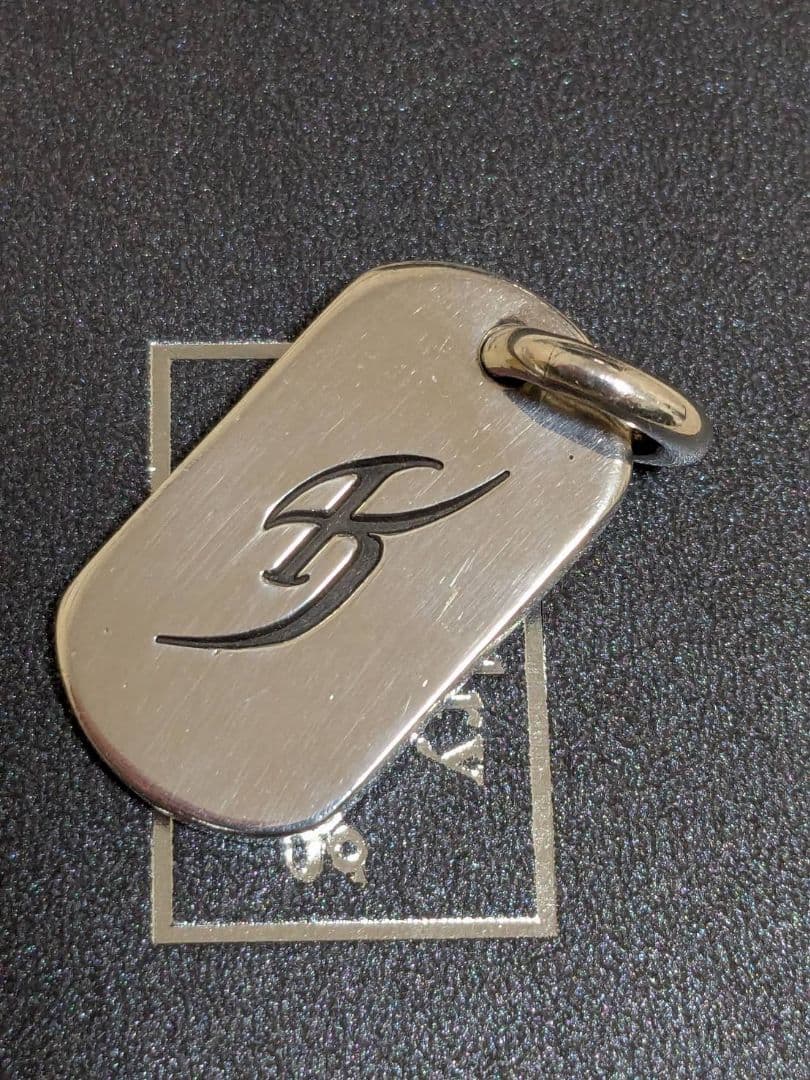 ★氷室京介 クロムハーツ Chrome Hearts ドッグタグ★ イニシャルK