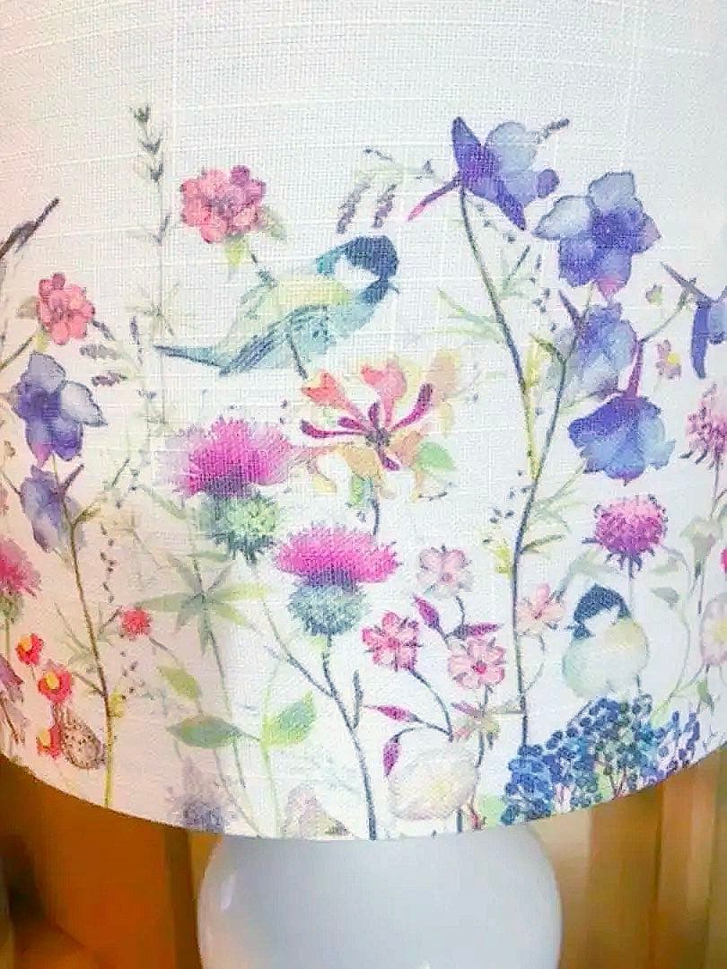 ローラアシュレ　ドラム型フラワーシェードのみ