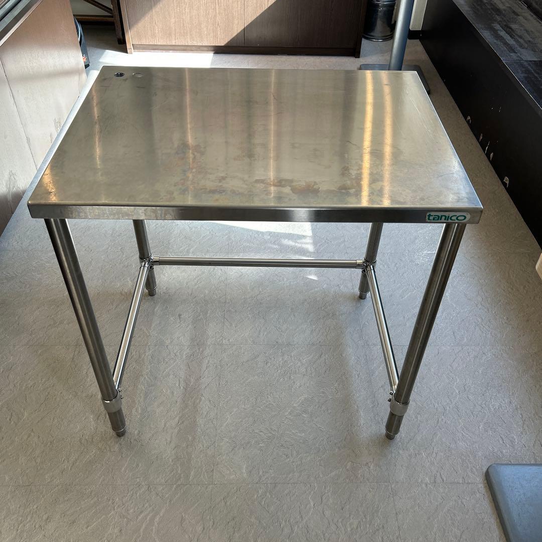 ステンレス作業台　業務用　店舗用品　厨房　台　棚　厨房用品