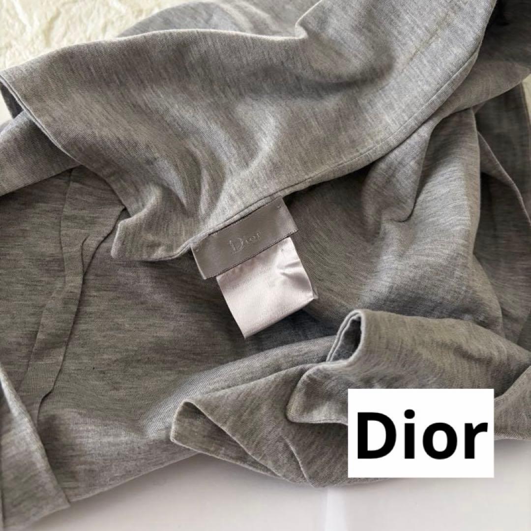 Dior ディオール　グレー ロング　マフラー