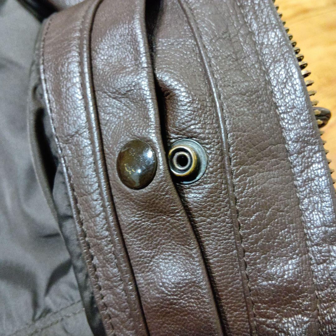 k*3様 米軍実物 G-1フライトジャケット レザージャケット 茶ボア ゴートハ