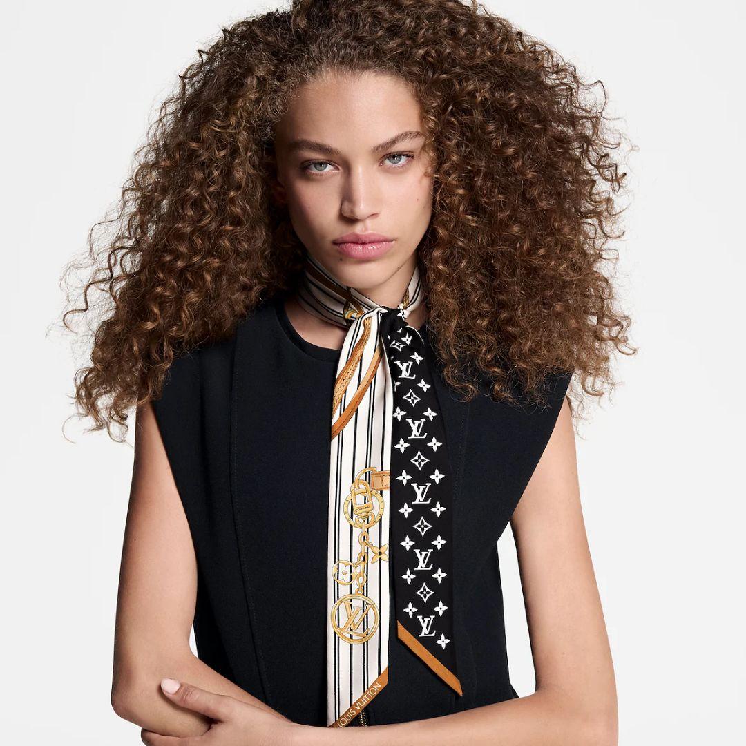 【新品未使用】　ルイヴィトン　バンドー BB　ネヴァーフル　ノワール　スカーフ