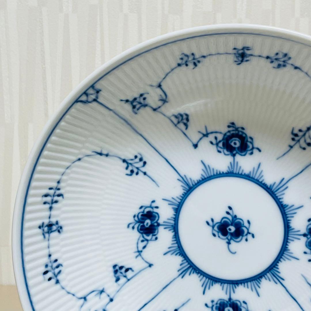 ロイヤルコペンハーゲン ブルーフルーテッド プレイン ボウル 鉢