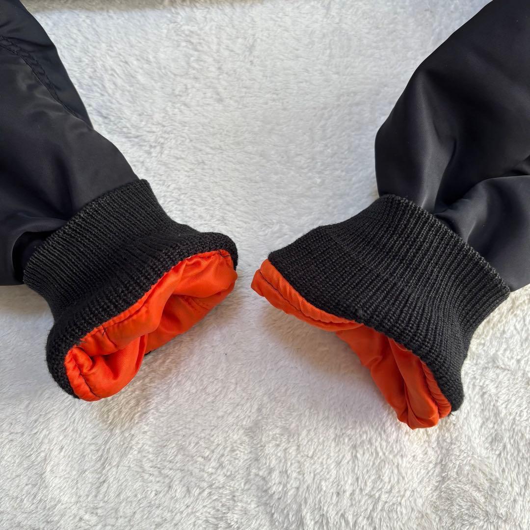 ✨️美品 AVIREX アヴィレックス MA-1 フライト Lサイズ ブラック