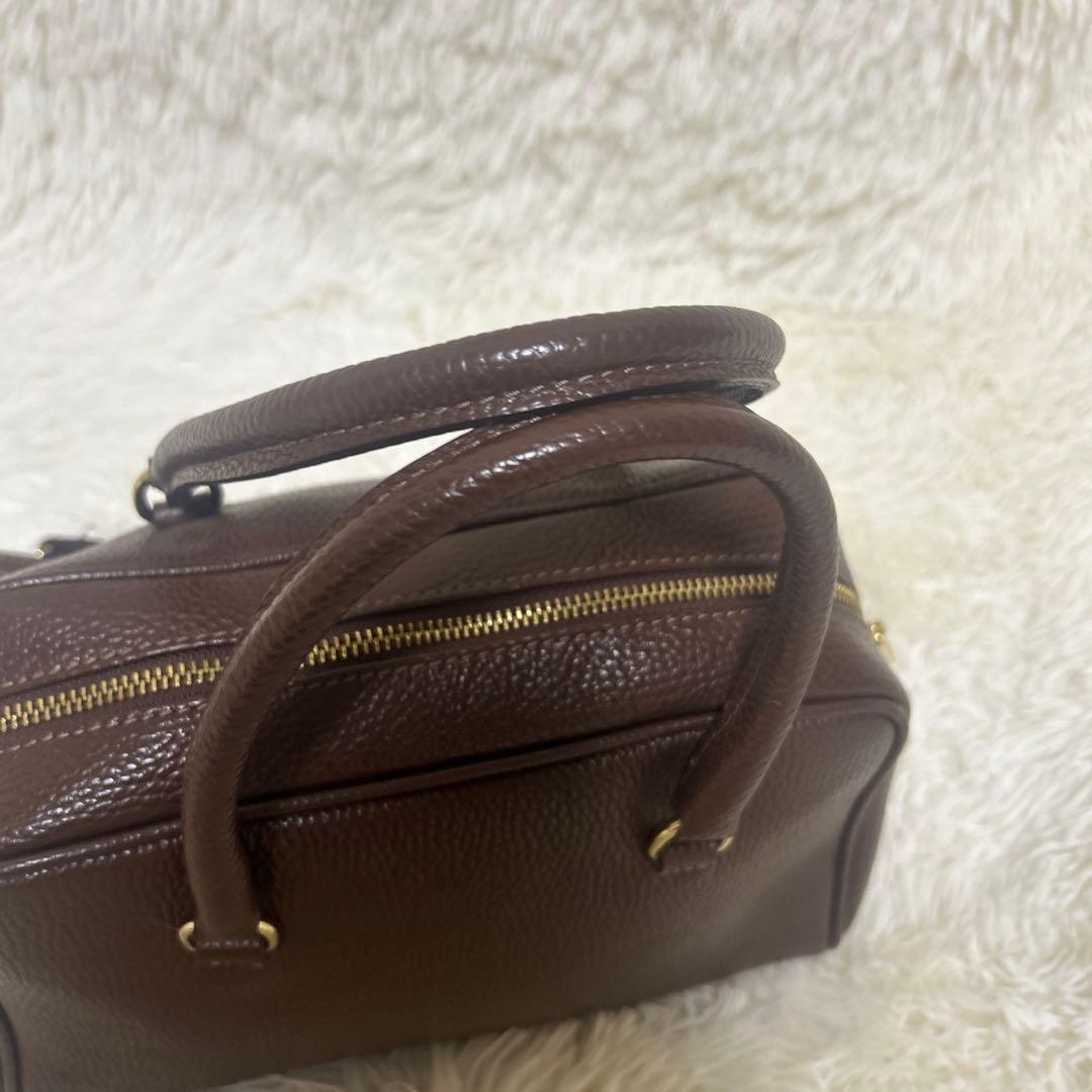 【未使用級】AULENTTI オウレンティ 2WAYスクエアボストン