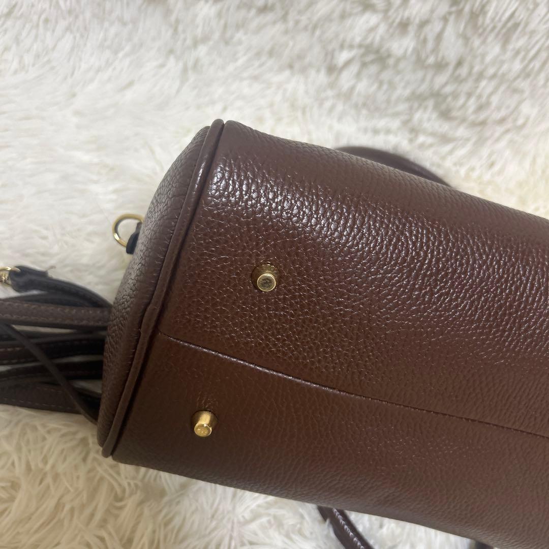 【未使用級】AULENTTI オウレンティ 2WAYスクエアボストン