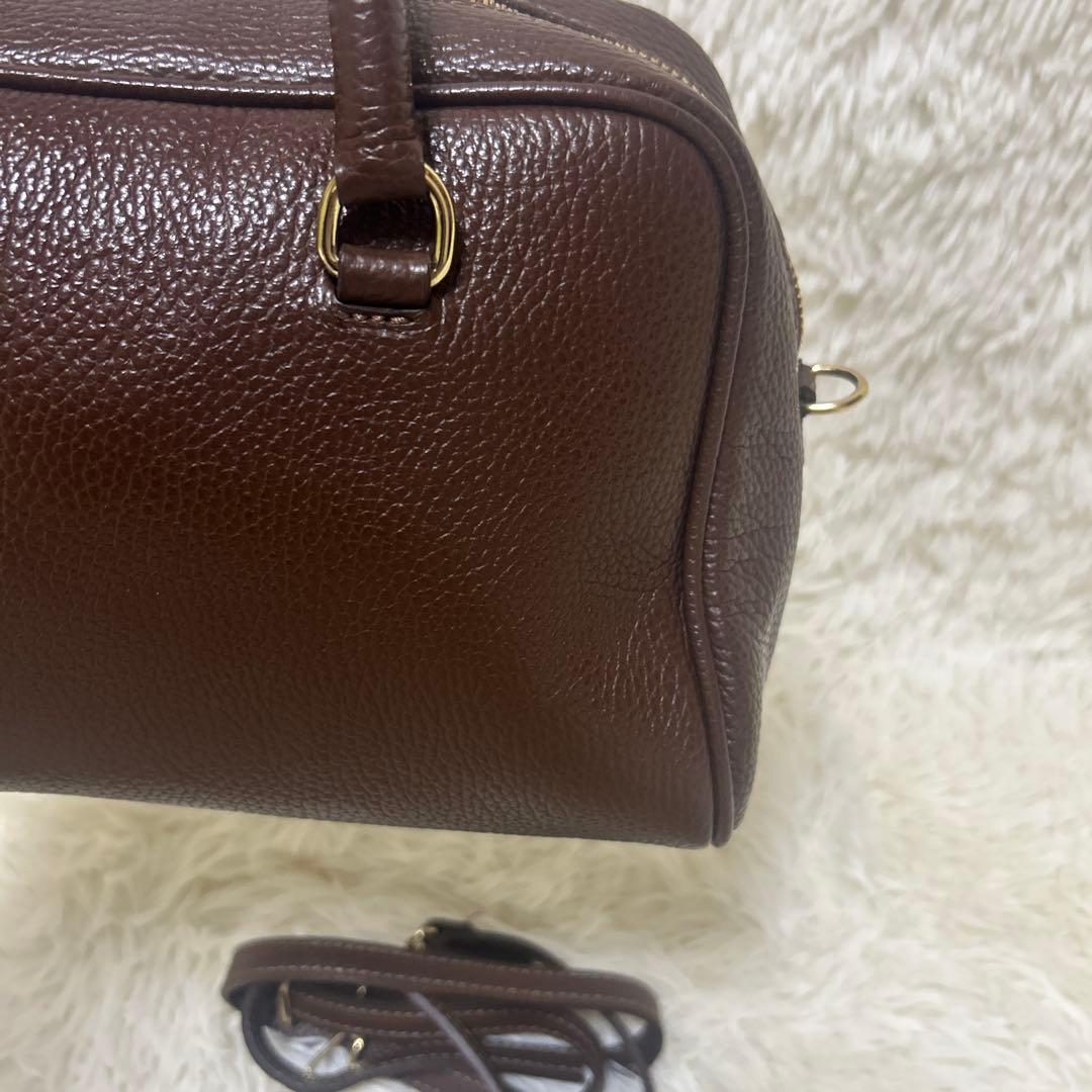 【未使用級】AULENTTI オウレンティ 2WAYスクエアボストン