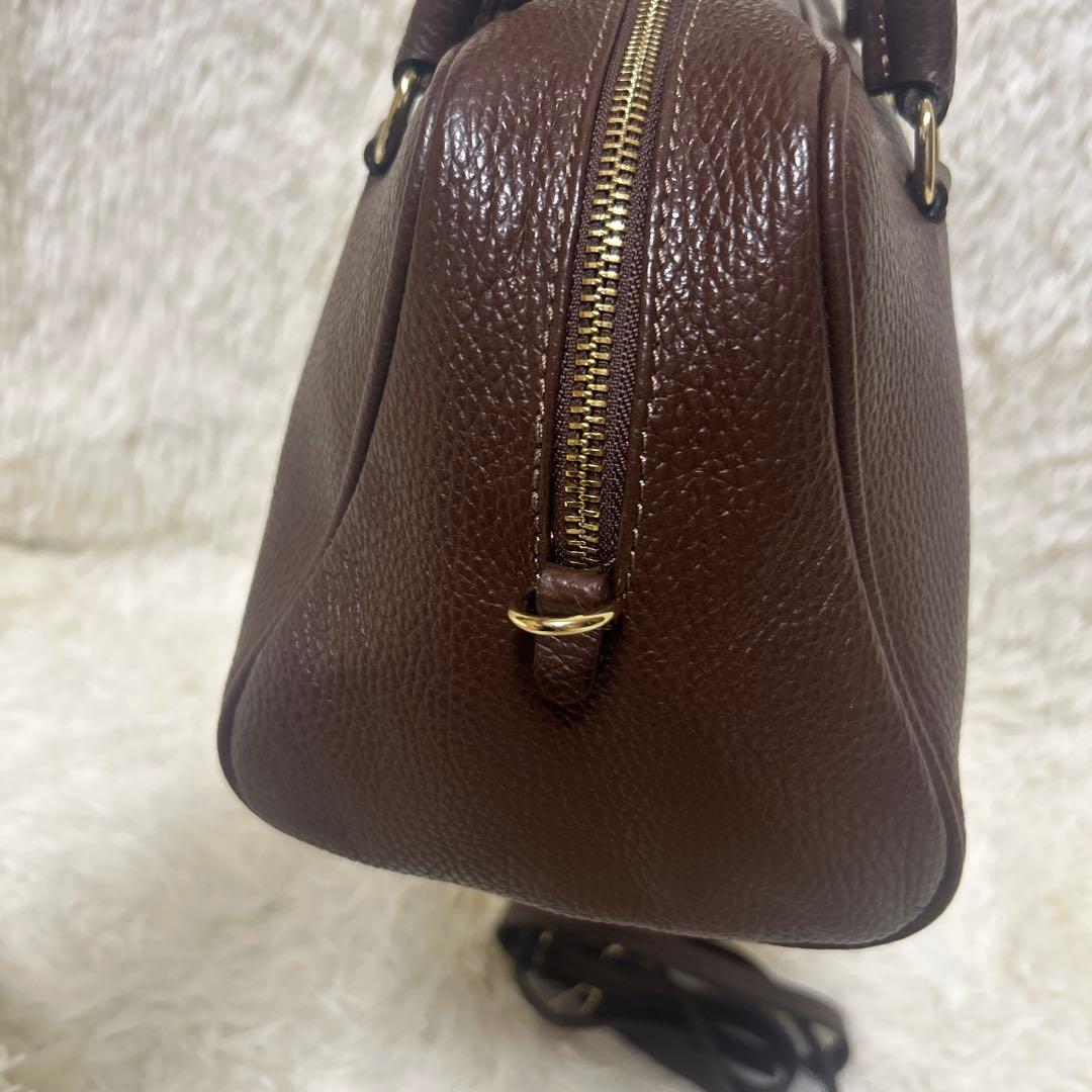 【未使用級】AULENTTI オウレンティ 2WAYスクエアボストン