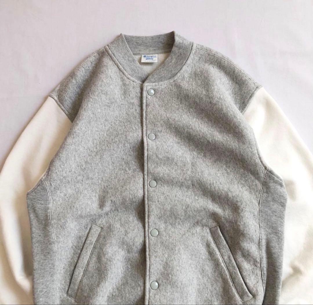 Champion×SHIPS any 別注 スナップ スウェット カーディガン