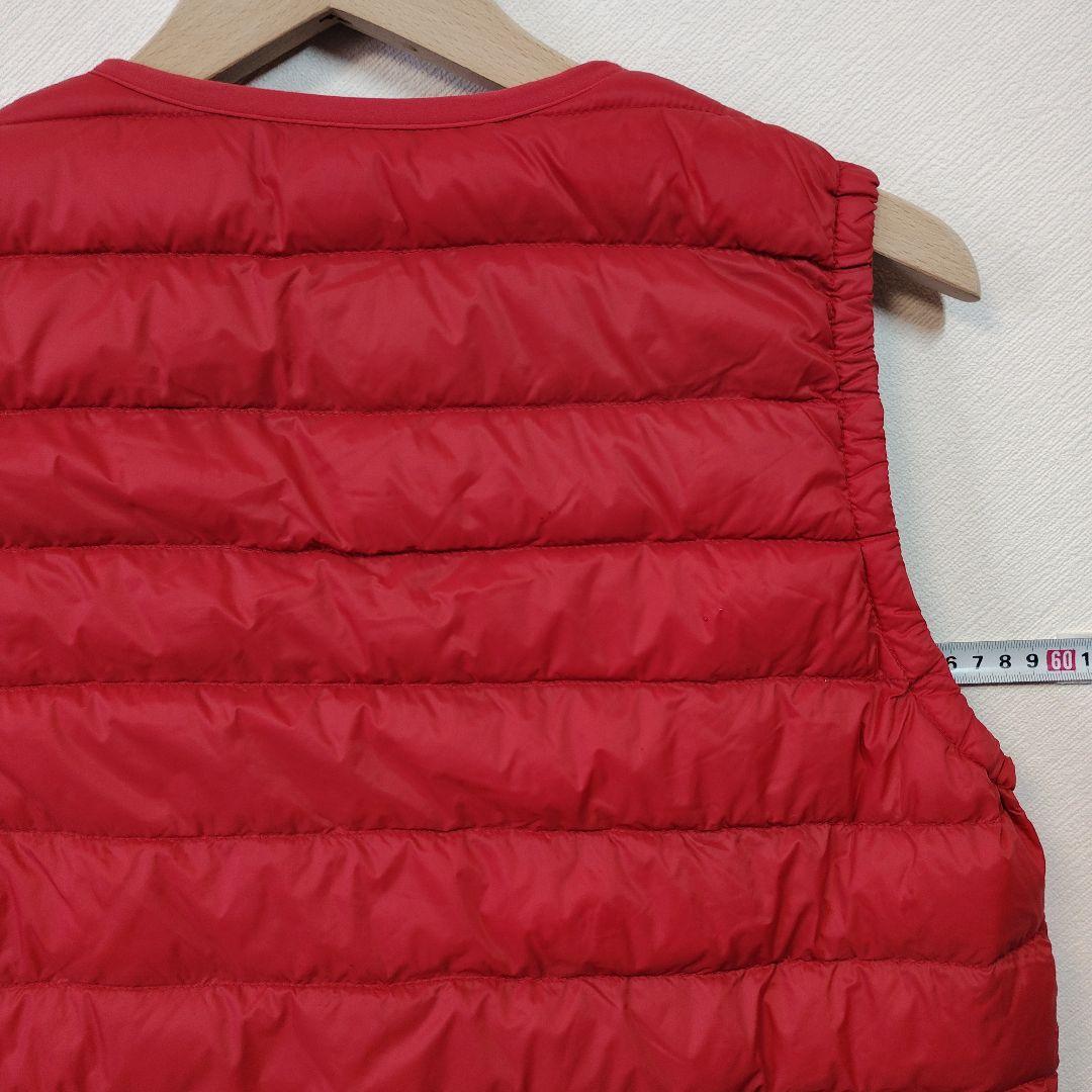 DANTON レッド キルティングベスト