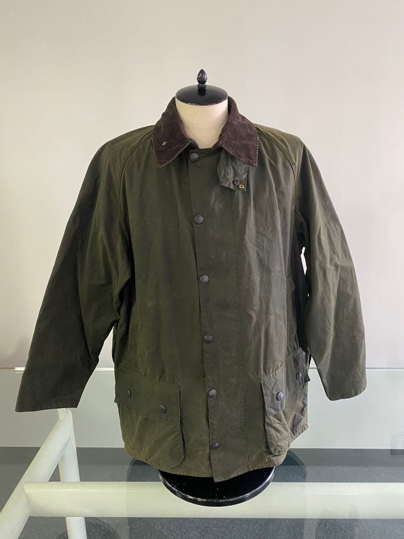 Barbour バブアー Beaufort グリーン コーデュロイ襟 ジャケット