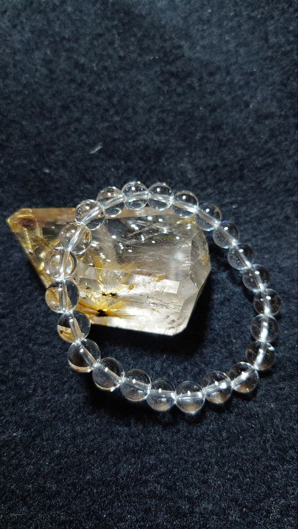 マニハール産水晶ブレスレット