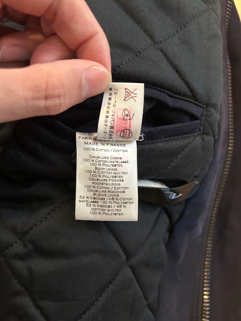 BALMAIN ライダース　MA1ダークグレー ジップアップジャケット　46