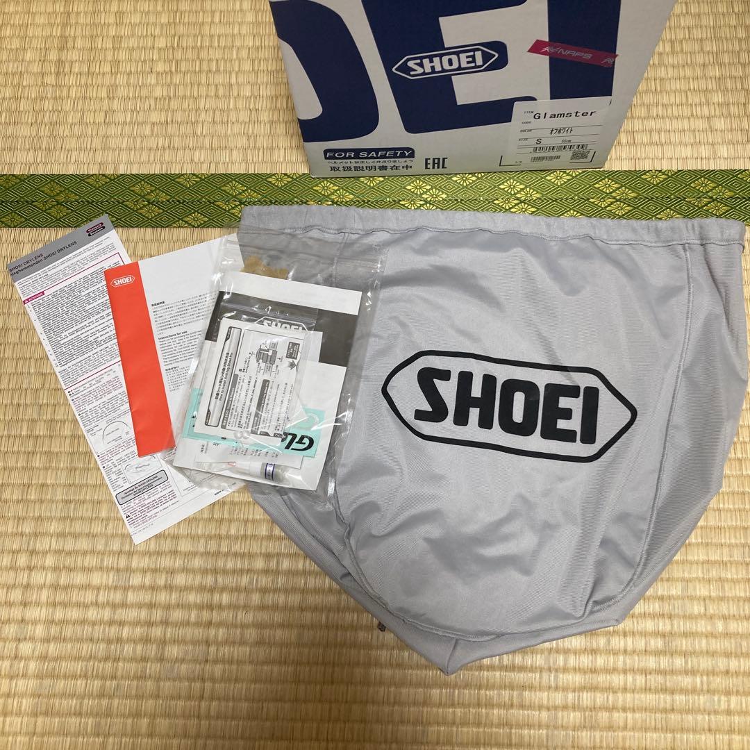 SHOEI glamster Sサイズ オフホワイト