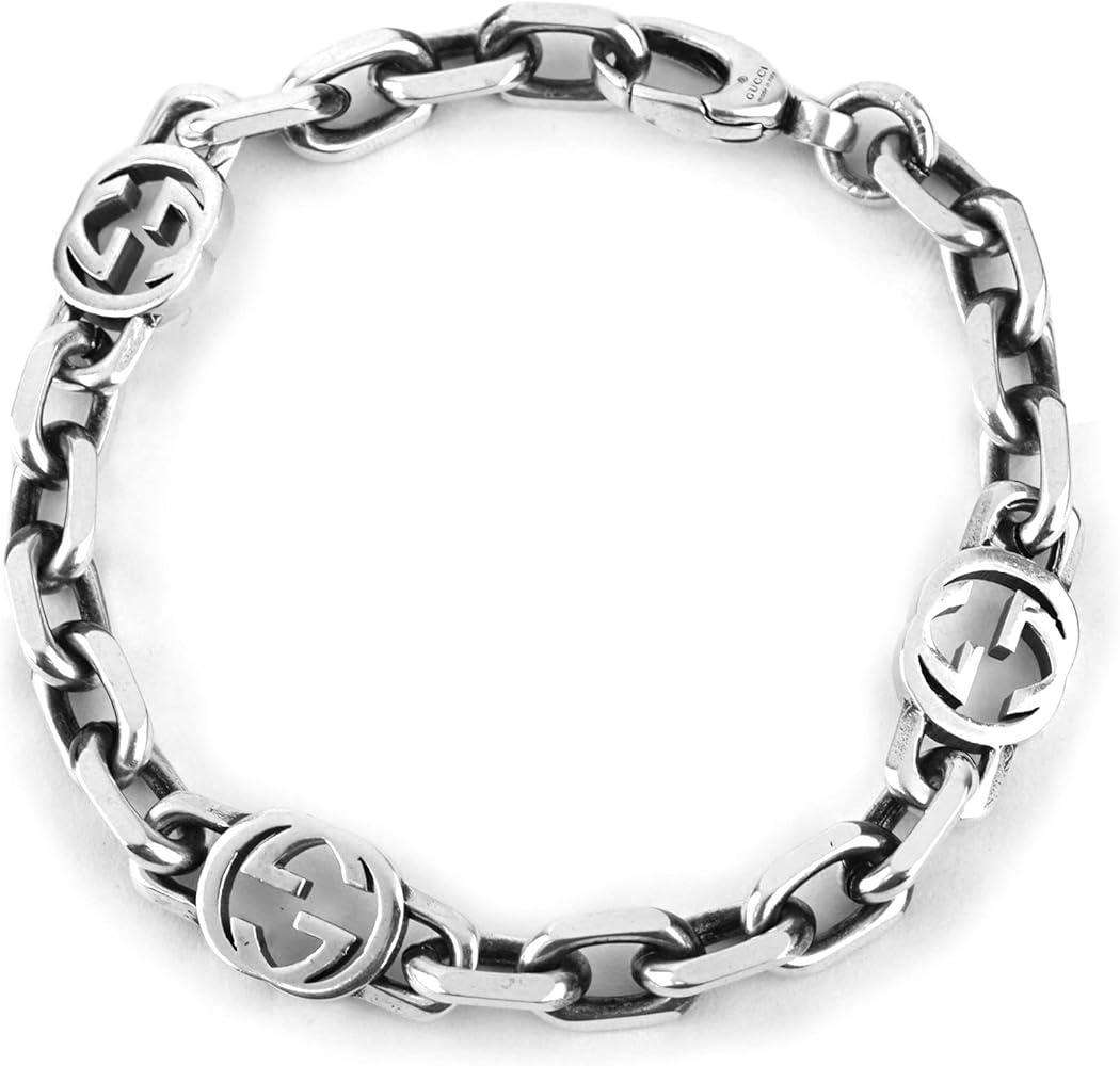 GUCCI グッチ インターロッキングG シルバー ブレスレット 16サイズ