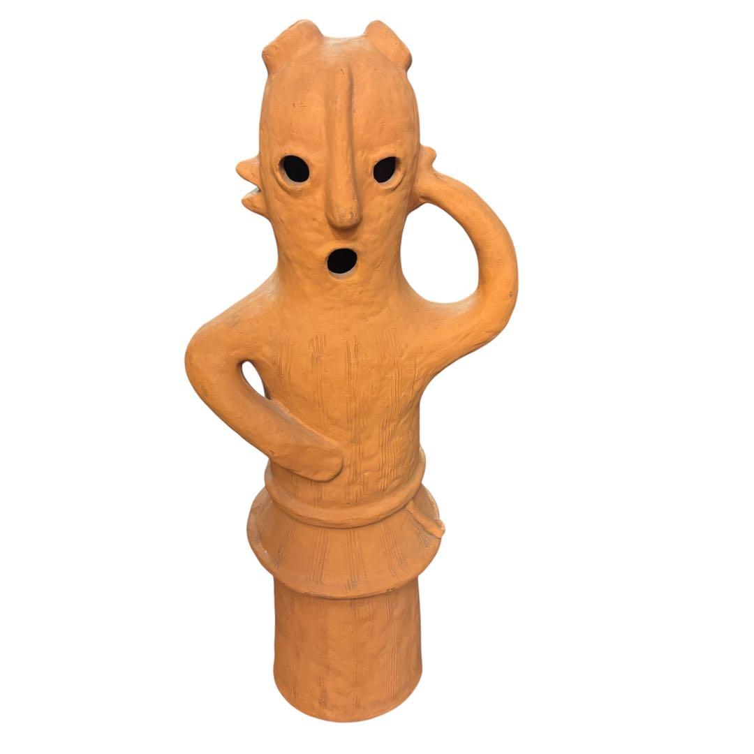 はにわ 置物 高さ約62cm 横約28cm インテリア オブジェ 陶器