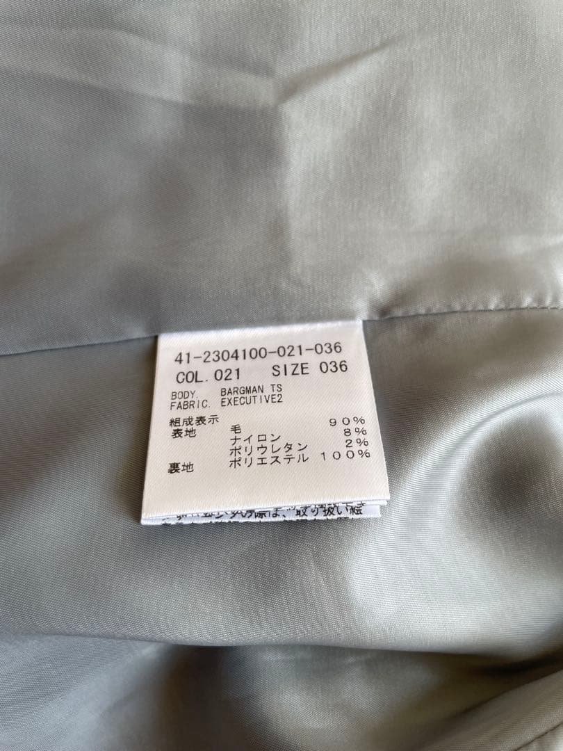 【未使用】theory luxeライトグレーSサイズ スーツ上下セット