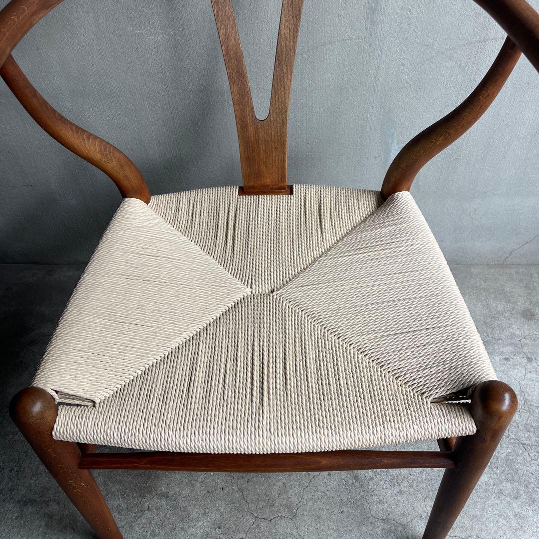 正規品 座面張り替え　70sカールハンセン＆サン CH24 (Yチェア)オーク材