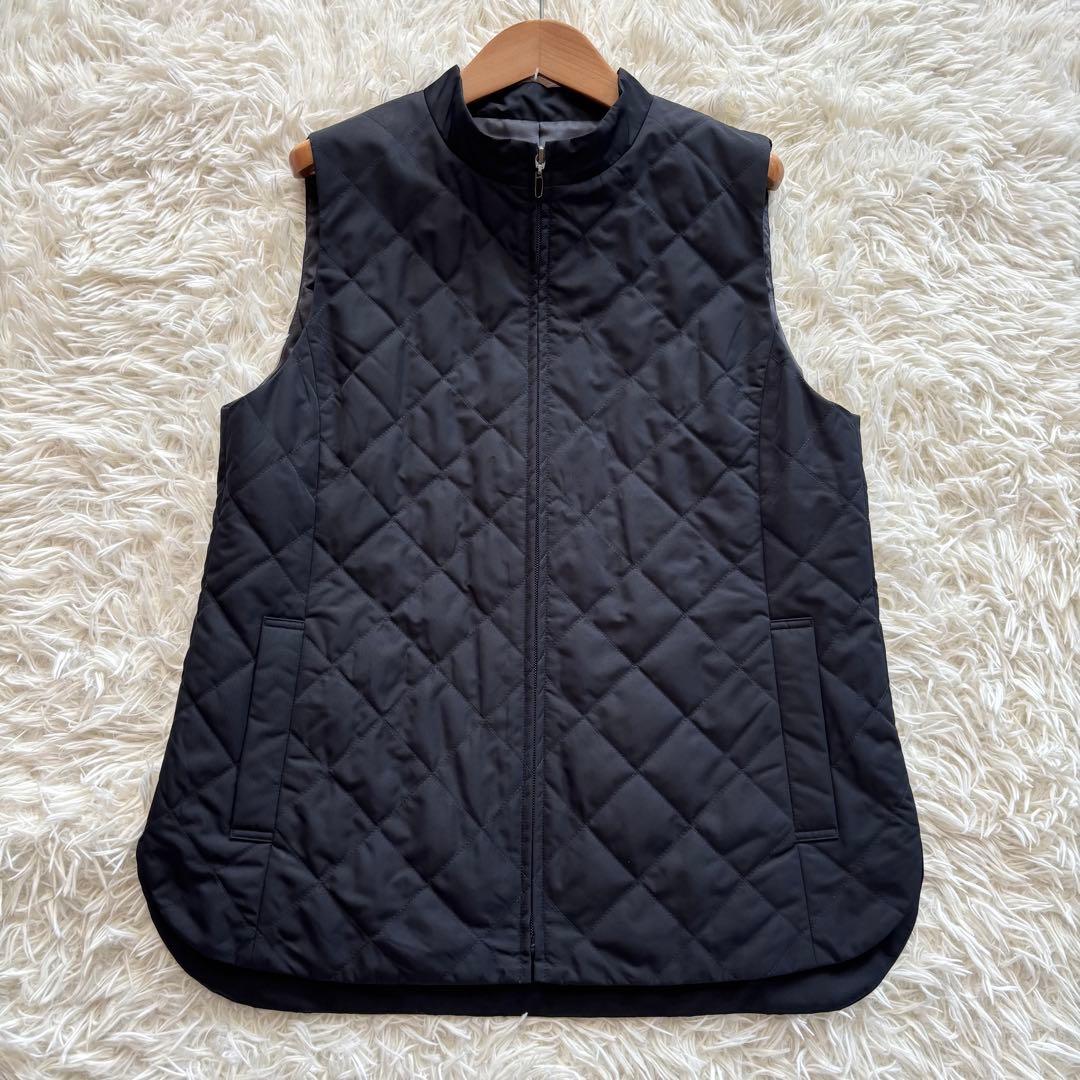 2025年モデル 極美品 レリアン キルティングベスト 現行 大きいサイズL