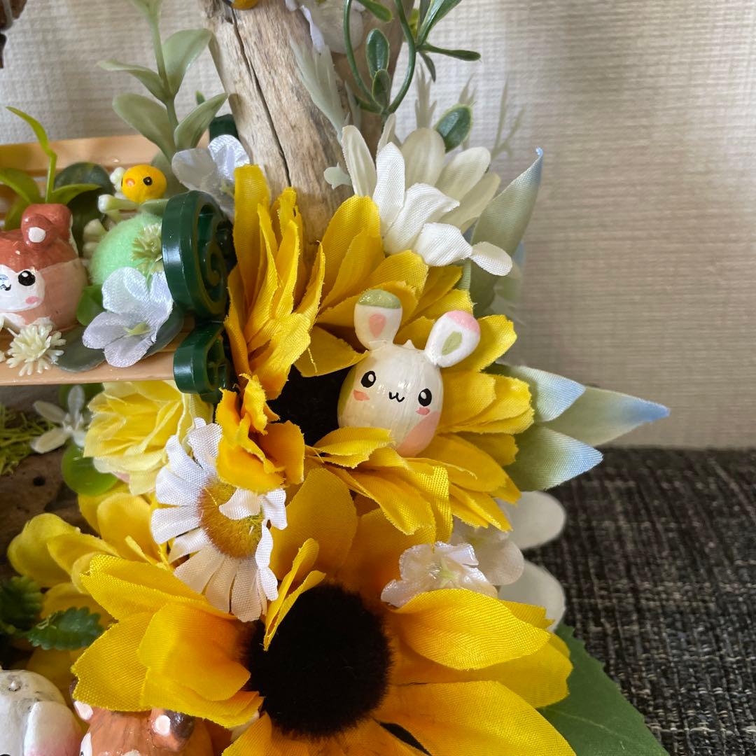 【一点もの】ひーちゃん☆ひまわりの飾り