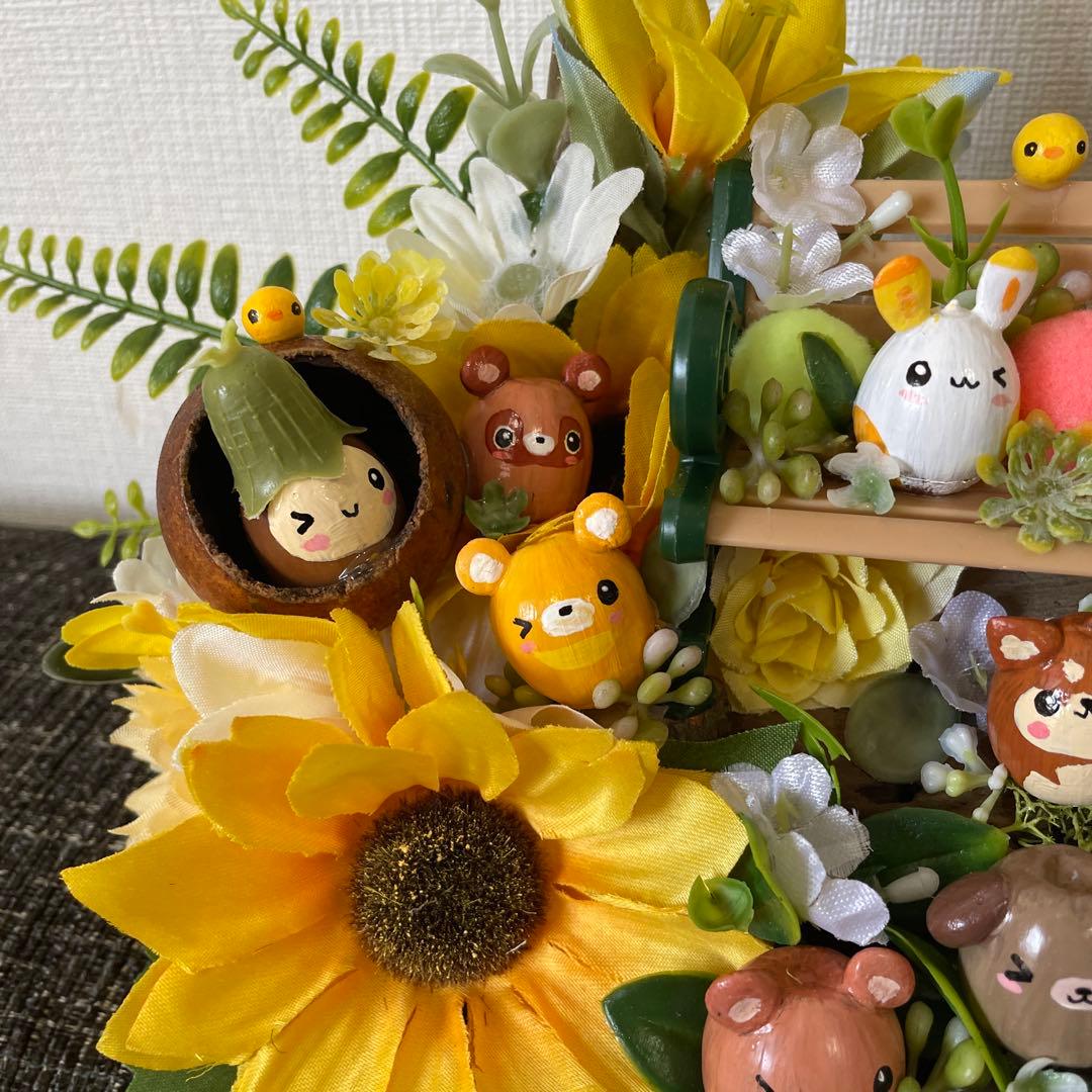 【一点もの】ひーちゃん☆ひまわりの飾り