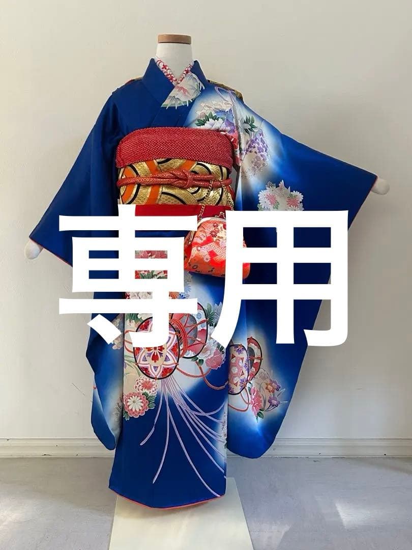 7歳　七五三　正絹着物　古典柄　帯　帯揚げ　帯締め　しごき　バッグ