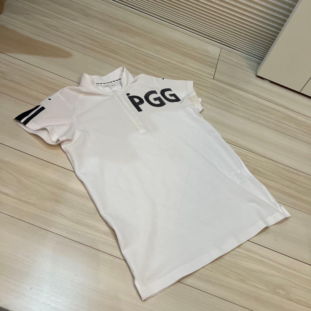 新品　新作　半額以下　ビックロゴモックシャツ　PGG サイズ0 ストレッチ
