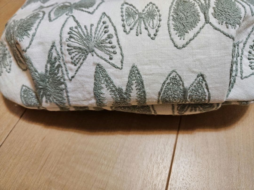 ミナペルホネンハンドメイドショルダーバックskyflower ホワイト