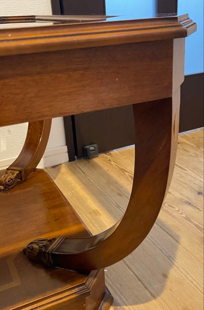 アジアン家具　象嵌　エスニック　ローテーブル　ちゃぶ台　ダイニング