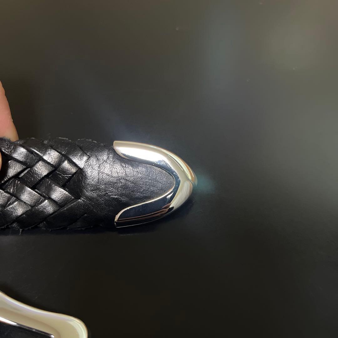 m*u様 J&M davidsonメッシュベルト ブラック 34 85