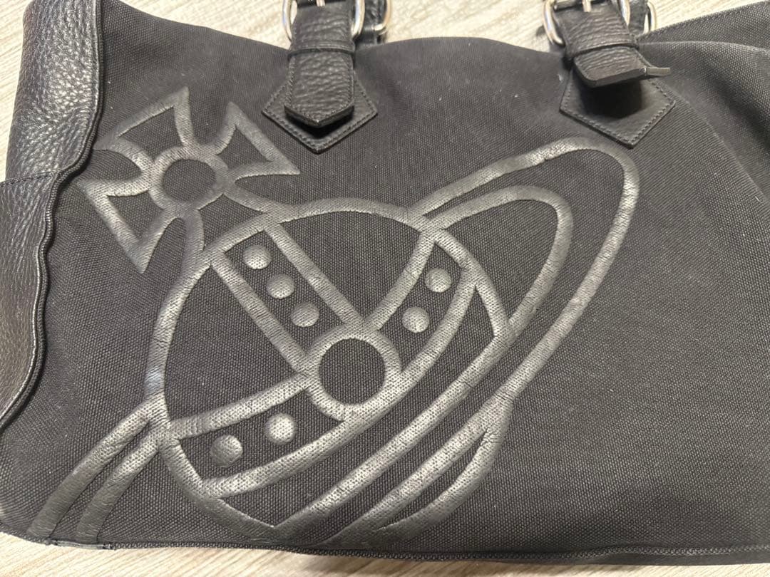 ヴィヴィアン・ウエストウッド　セルビッジ メンズトートバッグ 黒