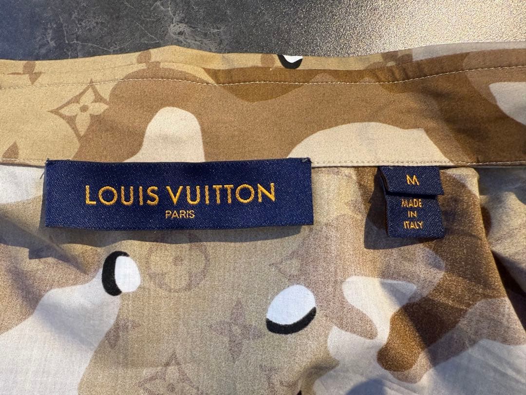 LOUIS VUITTON モノグラム カモフラージュ ロングスリーブ シャツ