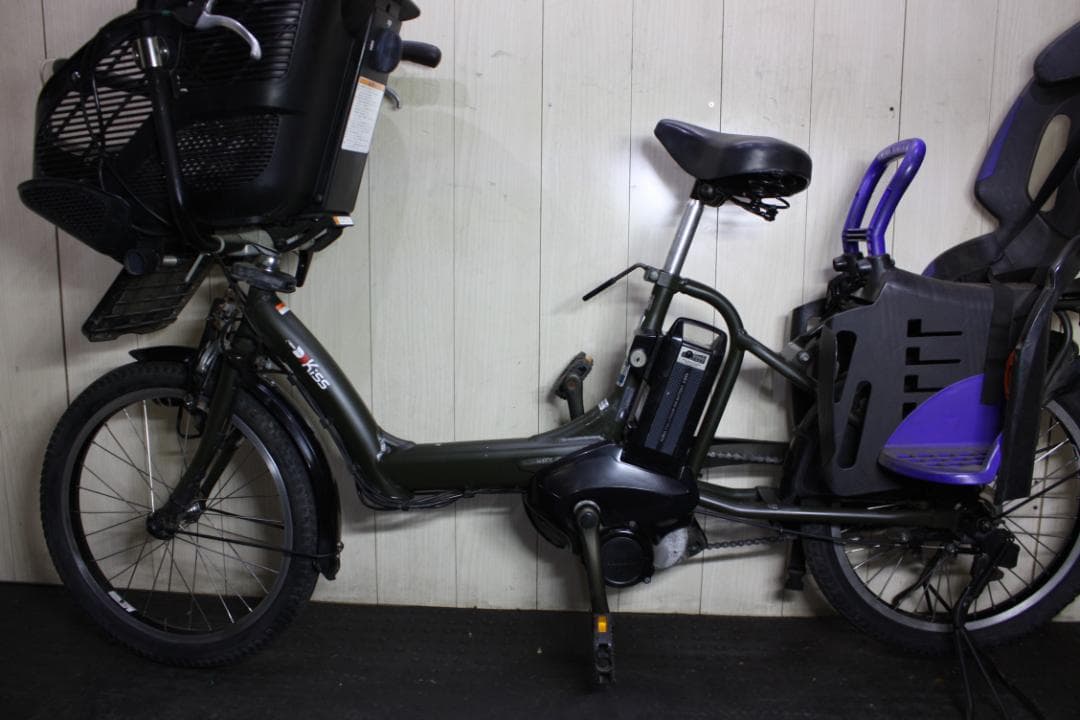 ヤマハPAS Kiss mini XOT5-0008 20型8.7AH 無光沢緑