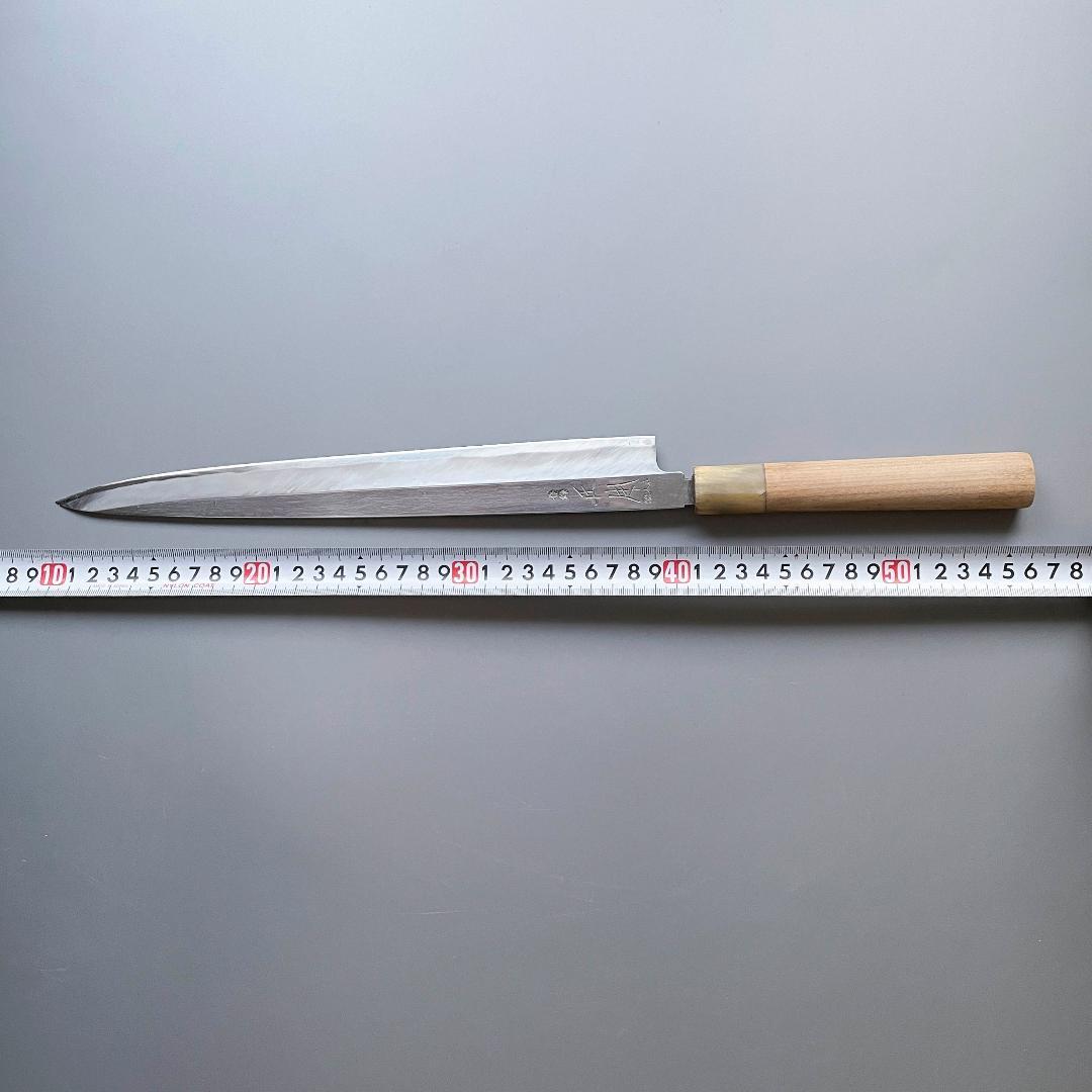 正本 柳刃包丁 一尺（30cm）白水牛柄