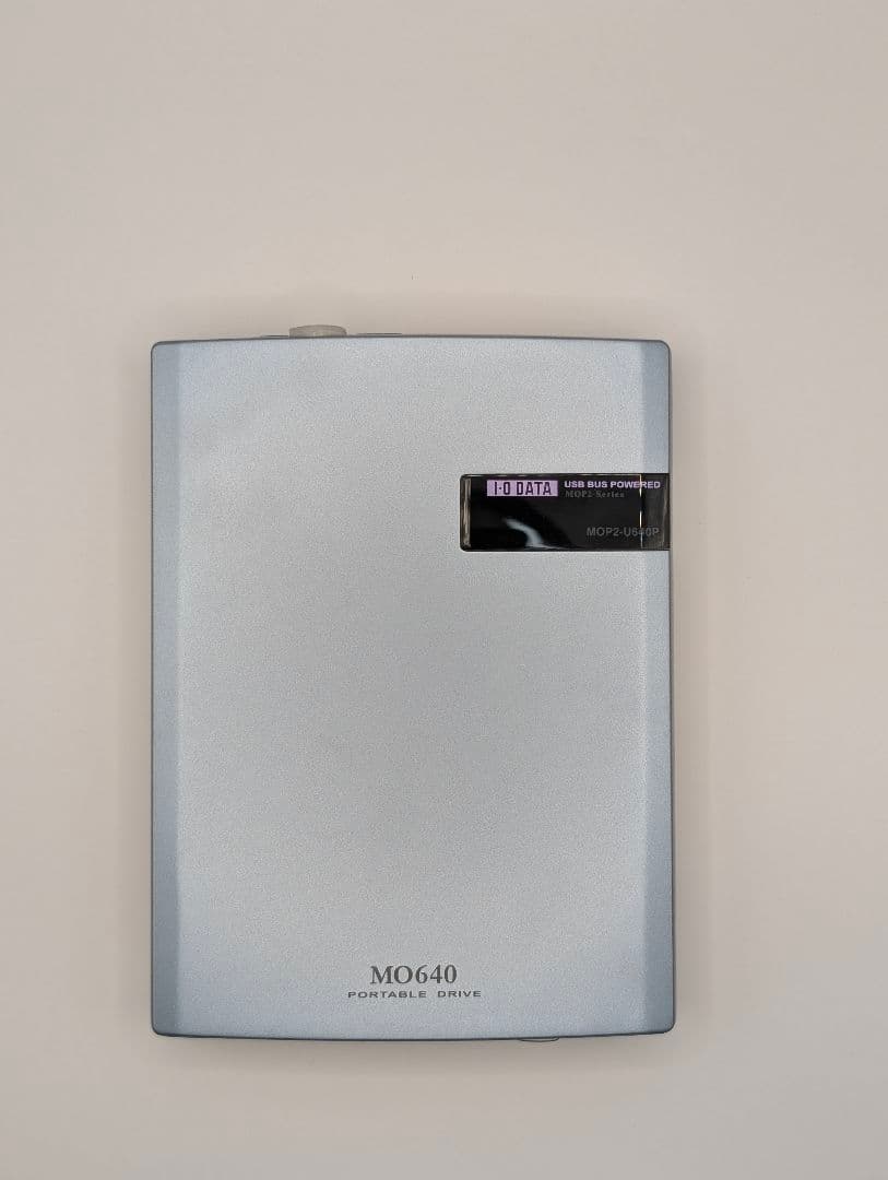 アイ・オー・データMOドライブ　ディスク付　品番MOP2-U640P M640