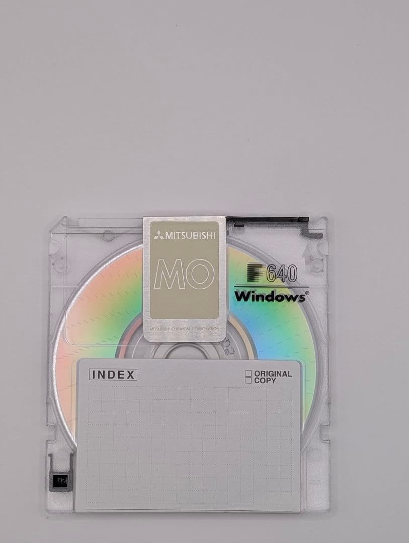 アイ・オー・データMOドライブ　ディスク付　品番MOP2-U640P M640