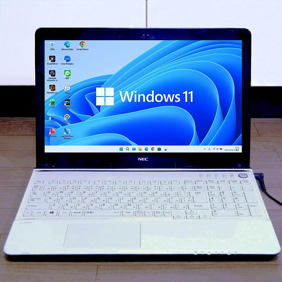 Core i7 SSD オフィス メモ16G NEC LaVie ノートパソコン
