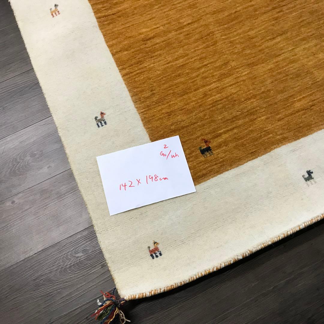 北欧インテリア ラグ 絨毯 ギャッベ ギャベ 142x198cm 2gowh