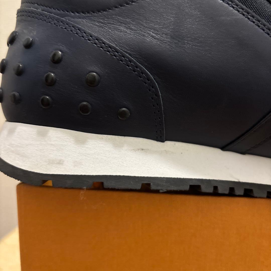 美品TOD'S☆ネイビー フリンジ付きスニーカー