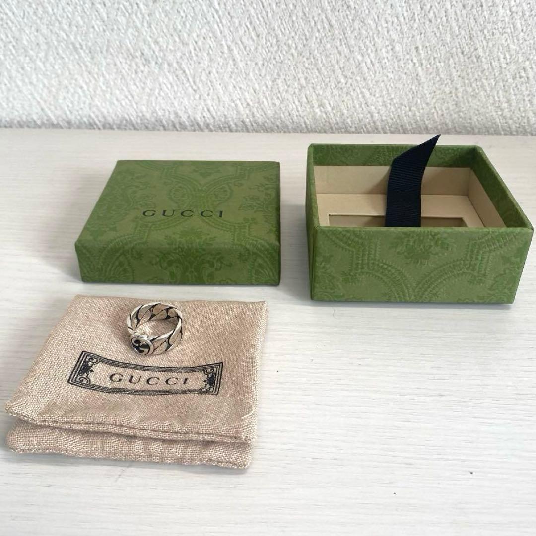 【正規品⭕️】高品質　グッチ リング インターロッキングG 14号 指輪 大人気✨