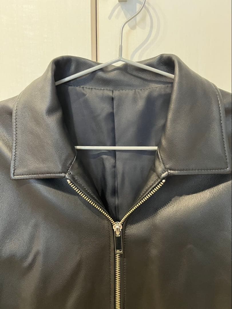 STUDIOUS レザージャケット　羊革 サイズ3 ブラック