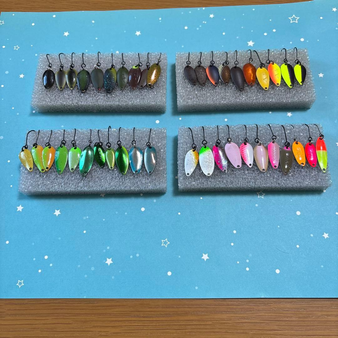 トラウト　スプーン ルアー42枚　0.8g〜1.6g