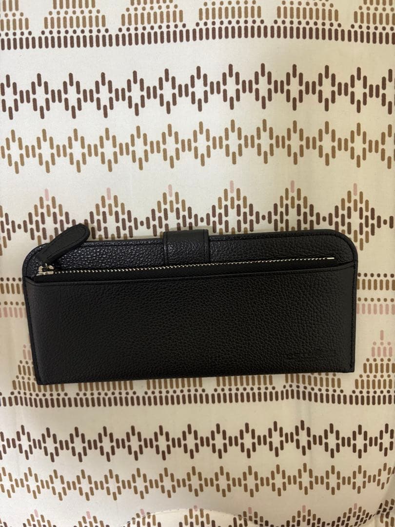 二宮五郎商店　アポロレターウォレット　美品　メンズ長財布　黒　金