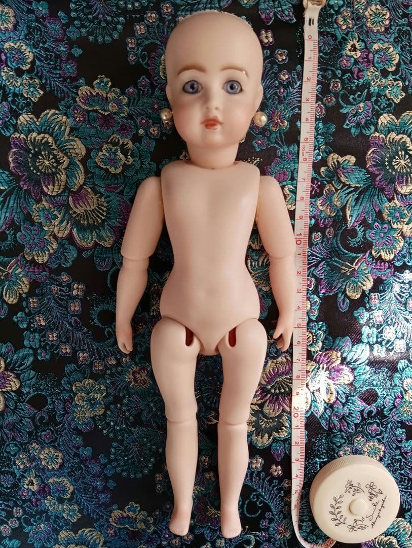 ビスクドール❤️小さな小さなブロンドモヘアのBruサークルドット❤️