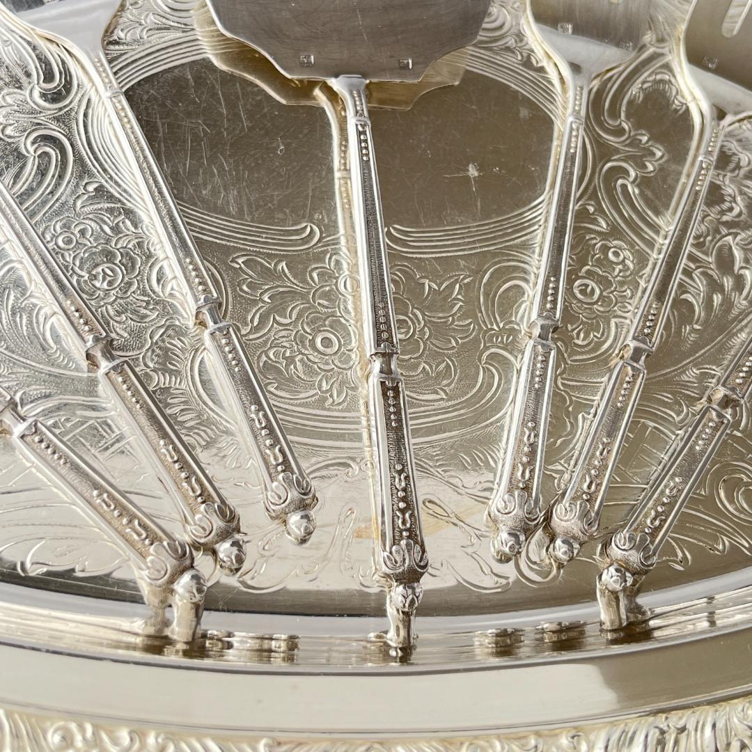 【仏蘭西】 ロシア様式のケーキフォーク ケーキサーバー 仏蘭西