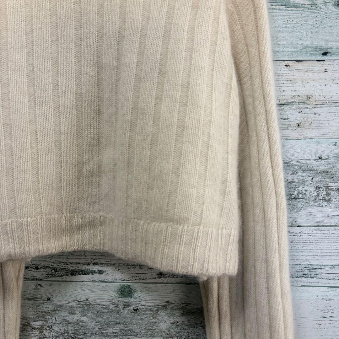 ☆ほぼ未使用☆24年モデル　ノーブル　YAK/ヤク ワイドリブニットプルオーバー