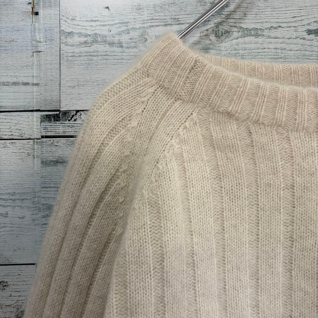 ☆ほぼ未使用☆24年モデル　ノーブル　YAK/ヤク ワイドリブニットプルオーバー