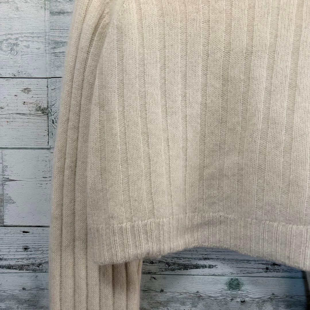 ☆ほぼ未使用☆24年モデル　ノーブル　YAK/ヤク ワイドリブニットプルオーバー