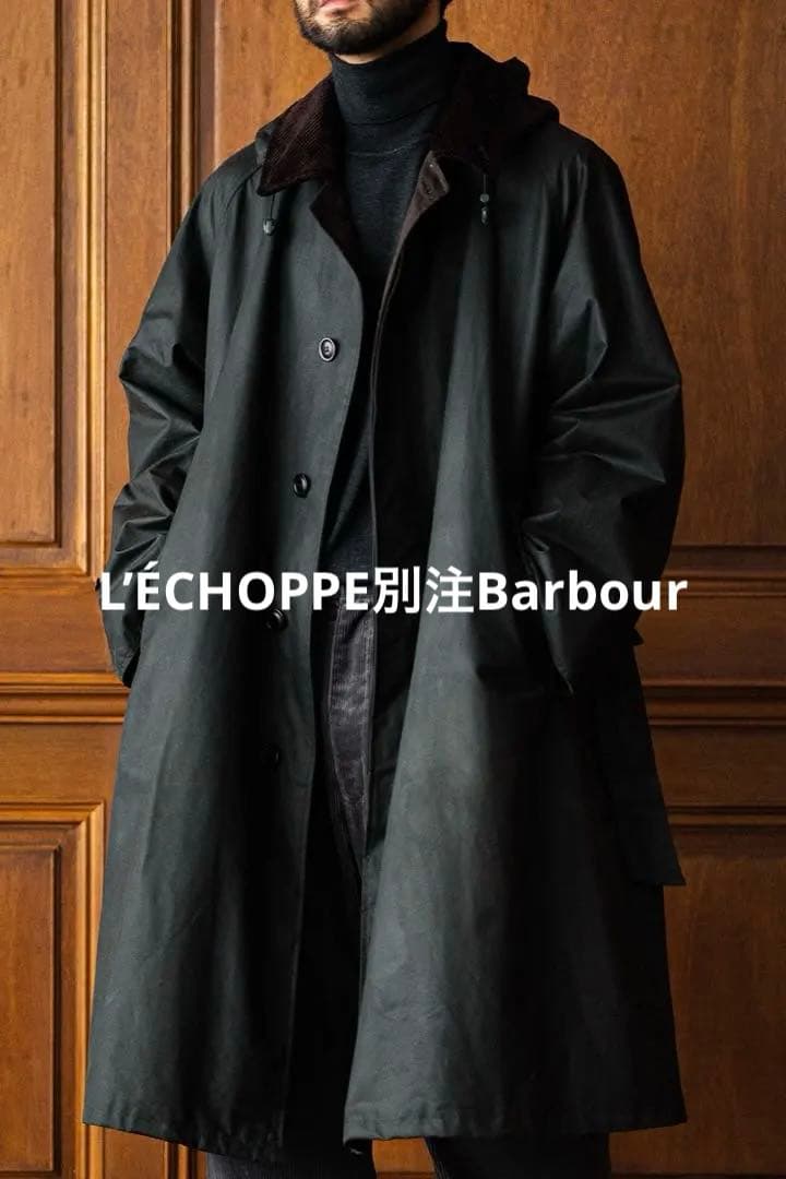 L’ÉCHOPPE別注Barbour Oiled Bal collar coat